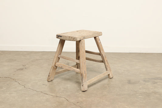 Vintage Elm Stool AC.031 - Circa 1945