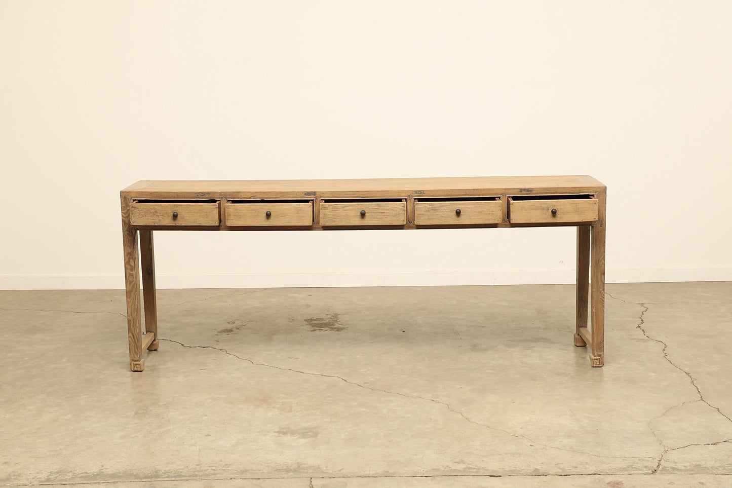 Vintage Elm Console - Circa 1945