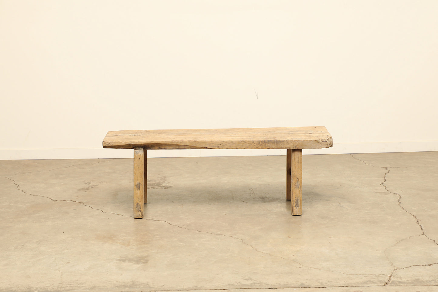 Vintage Elm Bench - Circa 1945