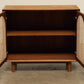 Teak wood rattan buffet small sideboard cabinet 