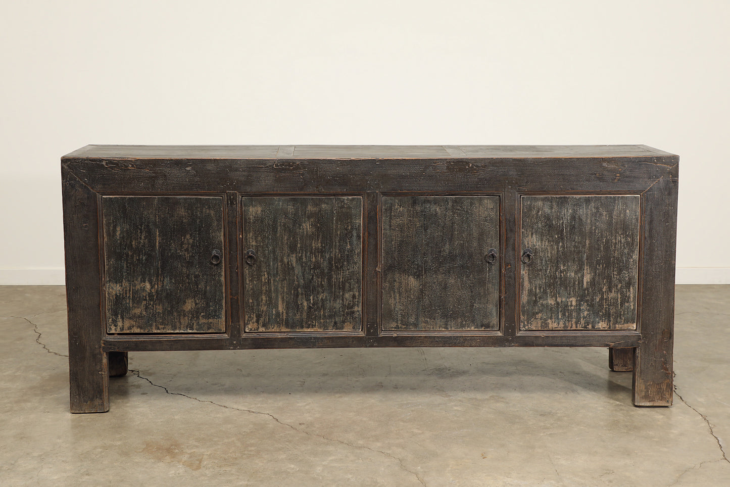 Vintage 4 Door Elm Sideboard - Circa 1945