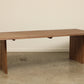 Solid teak wood modern rectangular dining table for 8