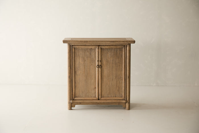 Vintage Solid Elm 2-Door Sideboard - Circa 1960 No. J09