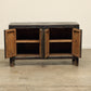 (GAW079) Vintage Poplar Sideboard - Circa 1945 (56x18x34)