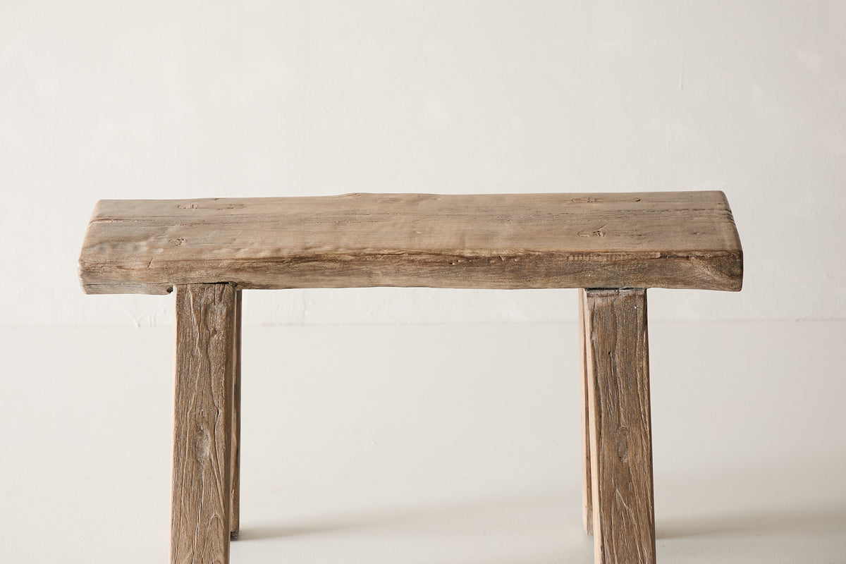 Reclaimed Poplar Stool AE.176