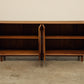 Teak wood rattan door buffet sideboard cabinet ample storage