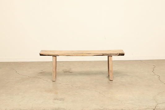 Vintage Elm Bench - Circa 1945