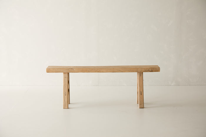 Franklin 48" Elm Bench - Natural