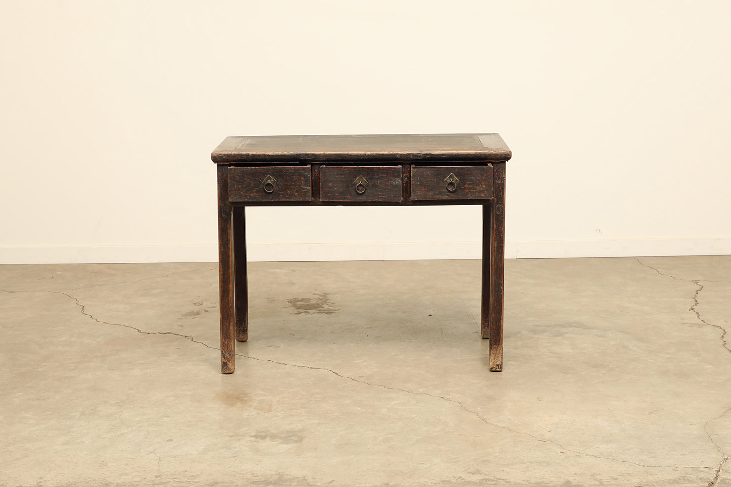 Vintage Poplar Console - Circa 1945