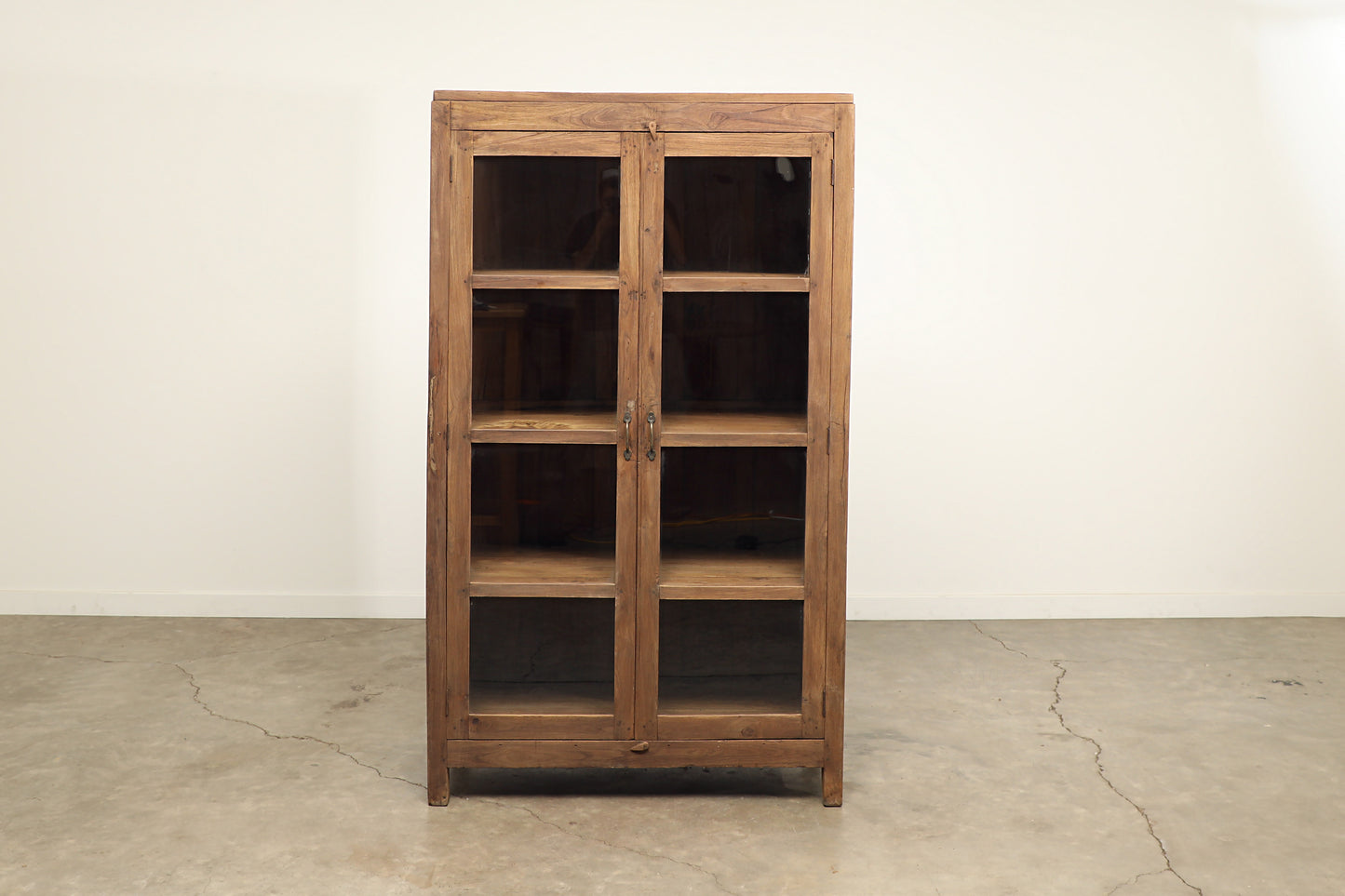 Vintage Teak & Glass Cabinet