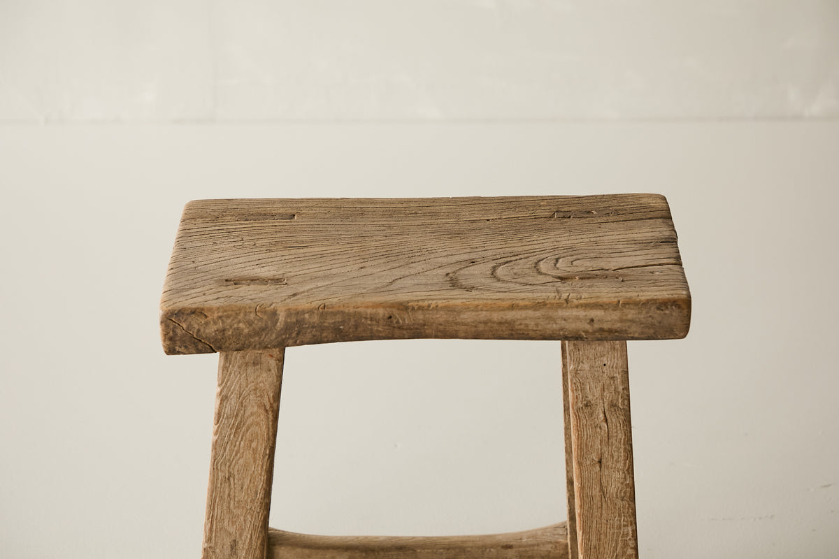 (GAZ154-AF16) Vintage Ranch Stool (20x12x20)