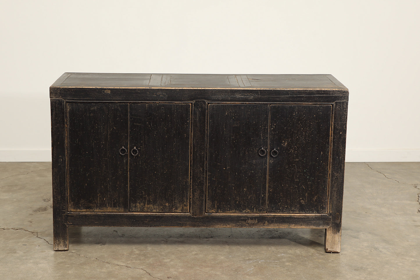 Vintage 4 Door Elm Sideboard - Circa 1945