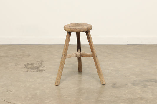 Vintage Elm Stool AC.050 - Circa 1945