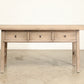 Reclaimed 3 Drawer Poplar Console Table