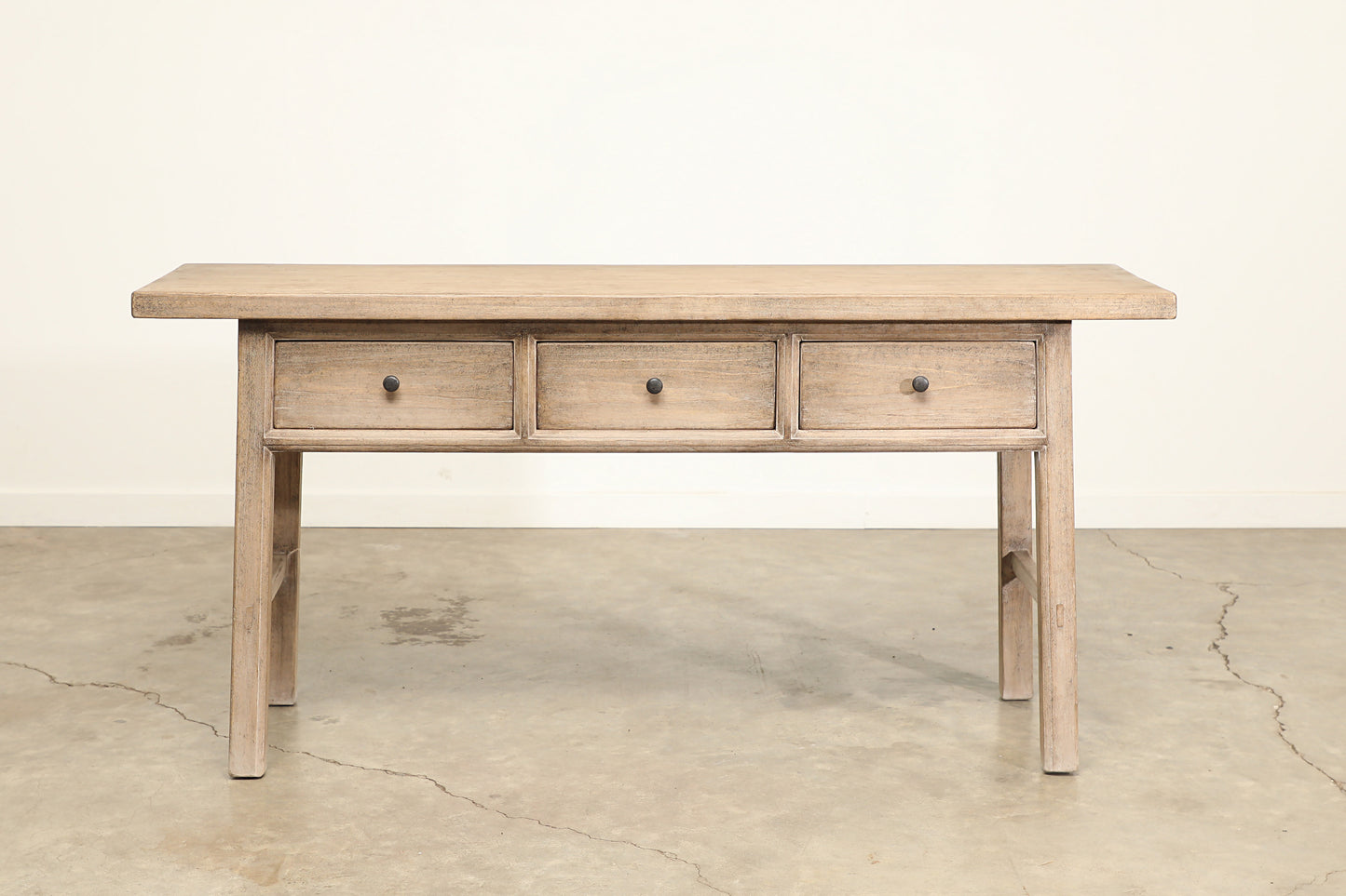 Reclaimed 3 Drawer Poplar Console Table