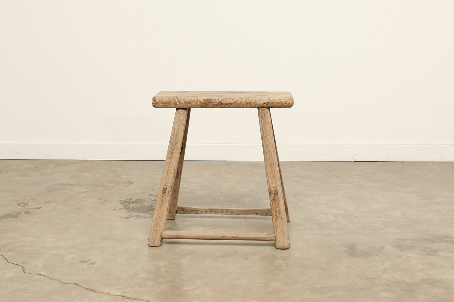 Vintage Elm Stool AC.064 - Circa 1945