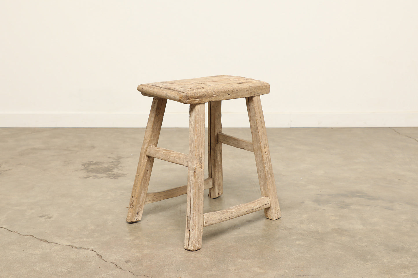 Vintage Elm Stool AC.059 - Circa 1945