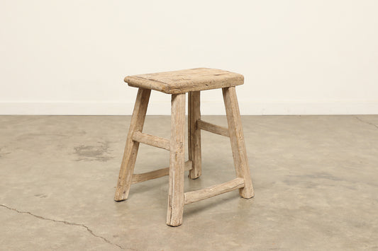 Vintage Elm Stool AC.059 - Circa 1945