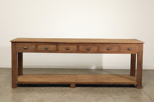 Vintage Teak Console