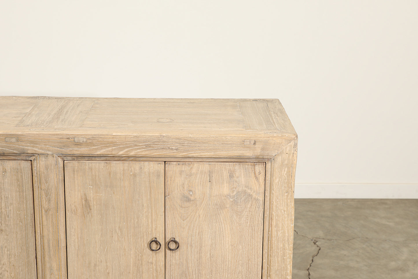 Vintage 6 Door Elm Sideboard - Circa 1945