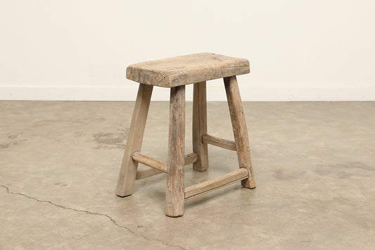 Vintage Elm Stool AC.058 - Circa 1945