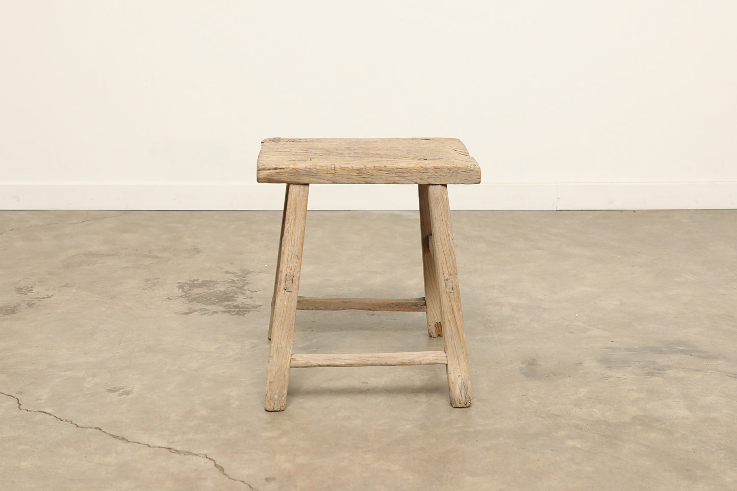 Vintage Elm Stool AC.072 - Circa 1945