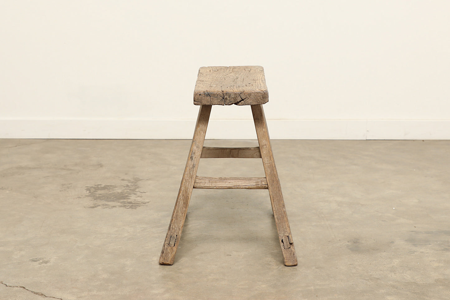 Vintage Elm Stool AC.070 - Circa 1945