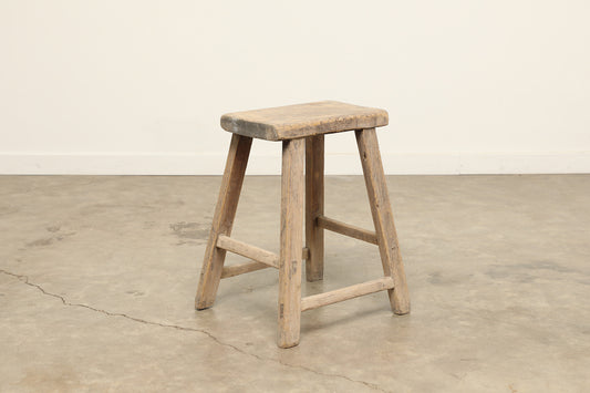 Vintage Elm Stool AC.008 - Circa 1945