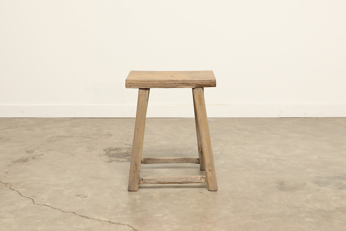 Vintage Elm Stool AC.007 - Circa 1945