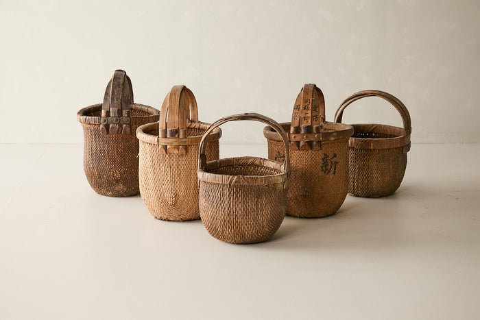 Vintage Willow Basket - Circa 1945