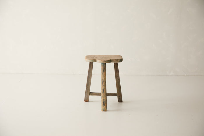 Vintage Solid Elm Saddle Stool - Circa 1955 No. K1