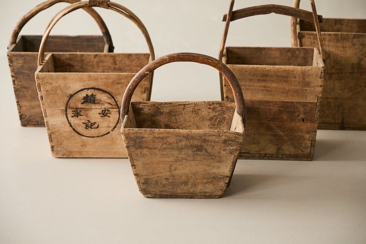 Vintage Elm Bucket - Circa 1945