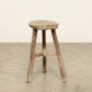 Vintage Elm Stool AC.040 - Circa 1945