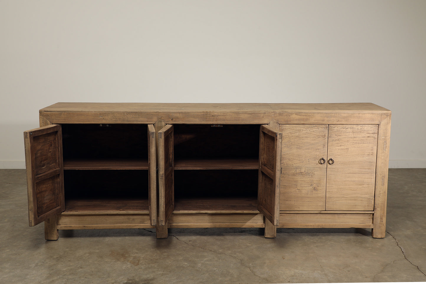 Vintage 6 Door Poplar Sideboard - Circa 1945