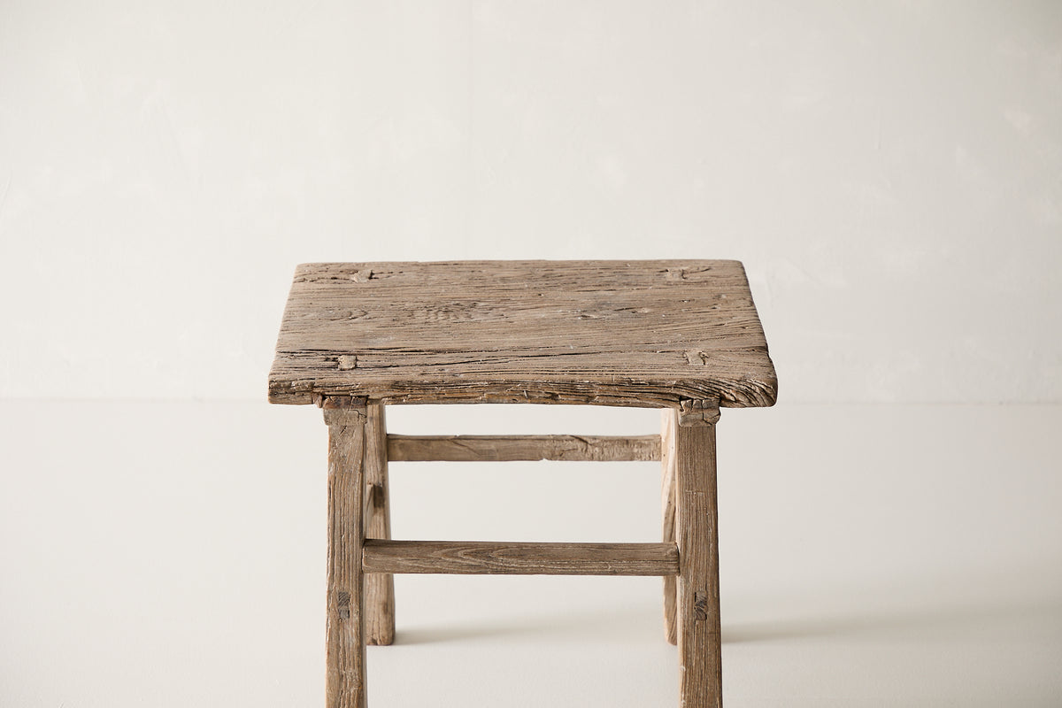 Vintage Elm Stool AE.162 - Circa 1925