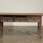 Vintage 3 Drawer Poplar Console - Circa 1945