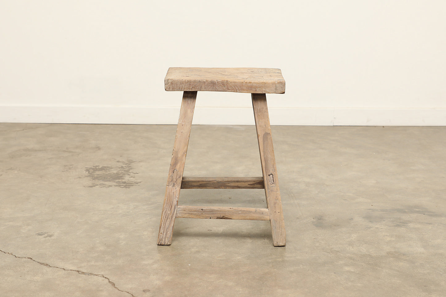 Vintage Elm Stool AC.009 - Circa 1945