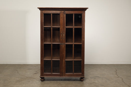 Vintage Teak & Glass Cabinet