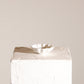 white marble tulip edge decorative bowl