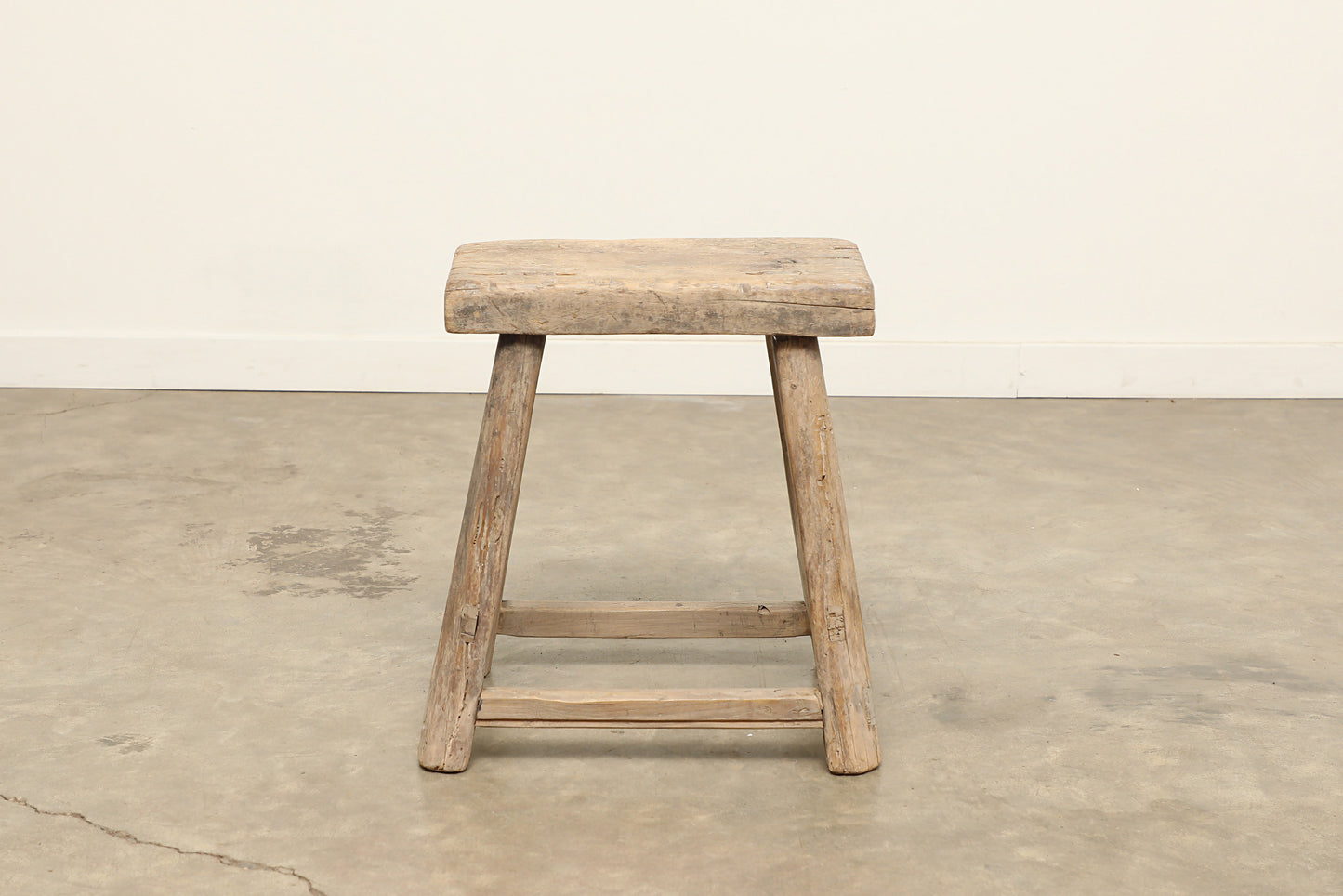 Vintage Elm Stool AC.058 - Circa 1945