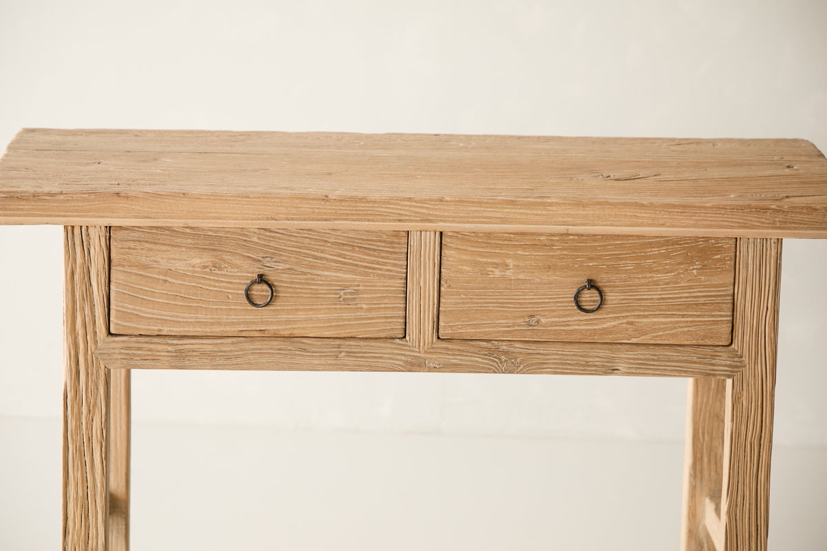 Reclaimed Solid Elm 2-Door Console No. J54