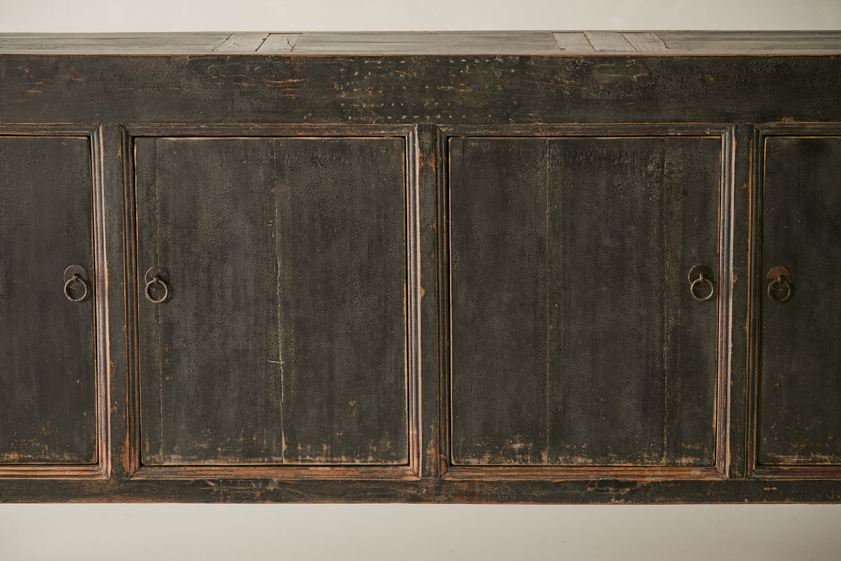 Vintage Solid Elm Sideboard - Circa 1925 No. K11