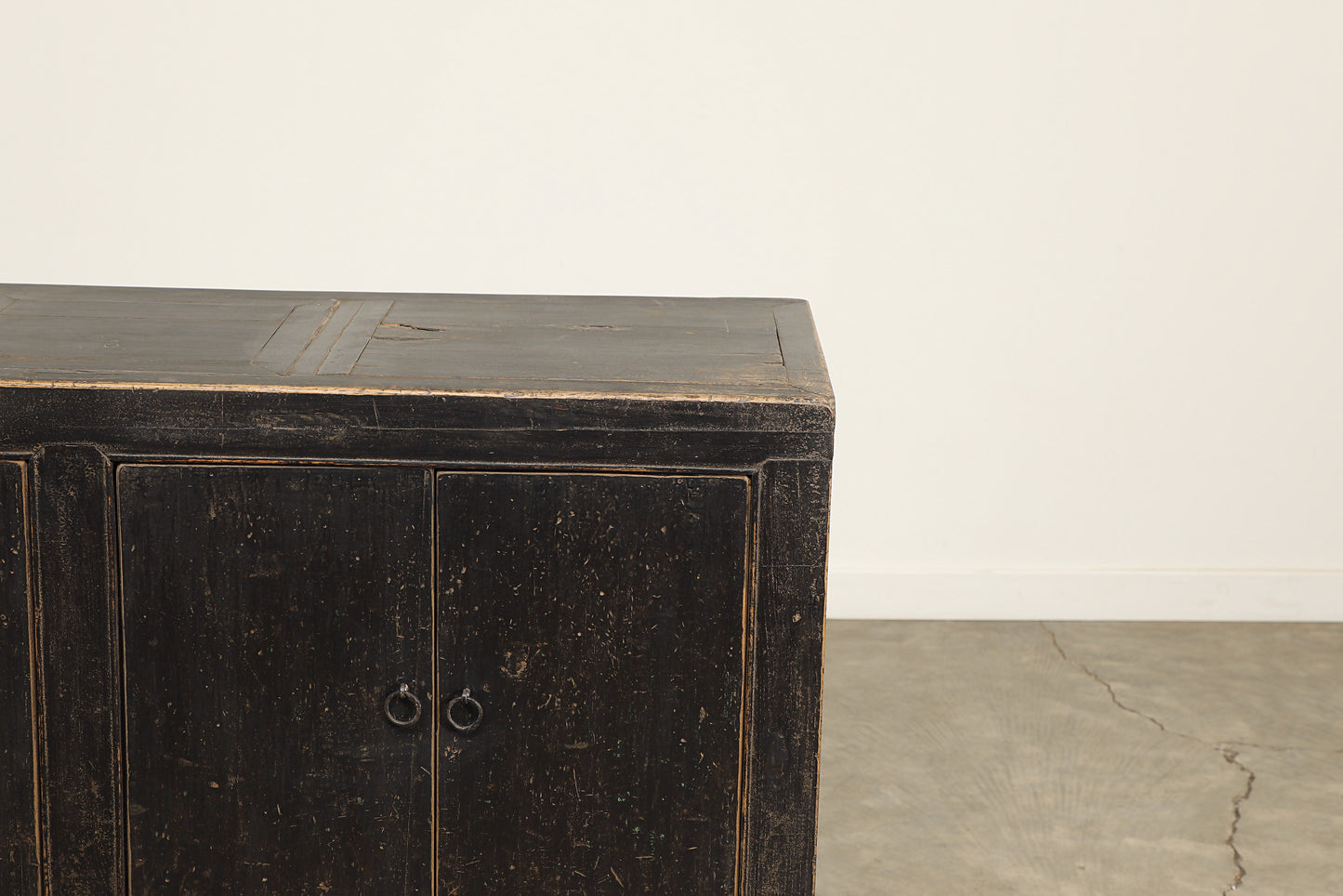 Vintage 4 Door Elm Sideboard - Circa 1945