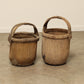 (GAW005) Vintage Poplar Basket - Circa 1945 (14x16x25)