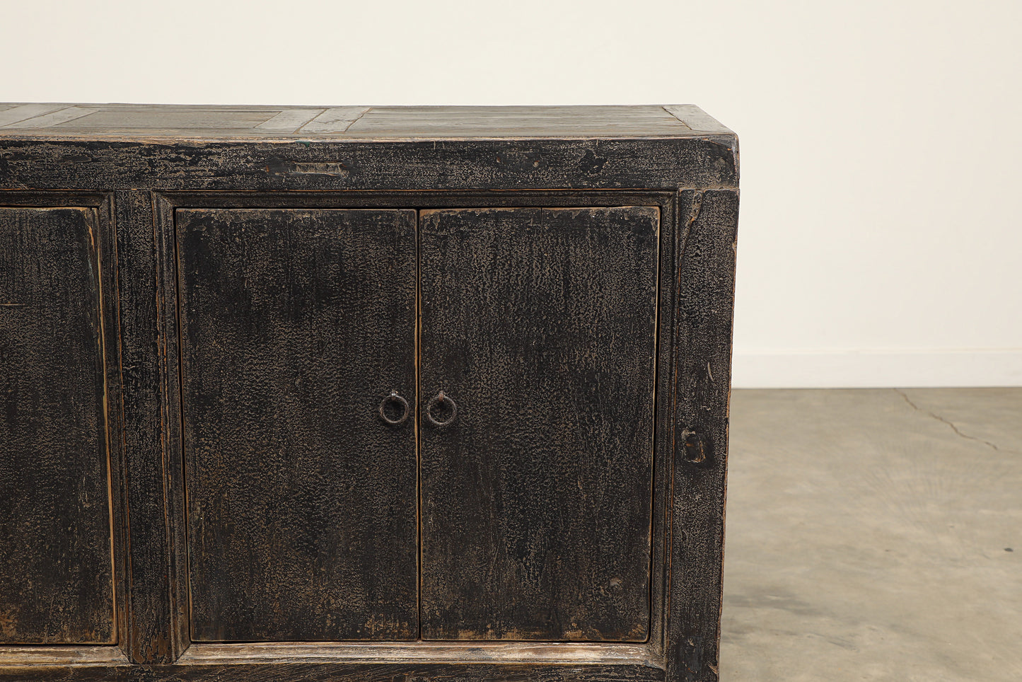 Vintage 4 Door Elm Sideboard - Circa 1945