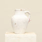 Vintage Turkish antique white pot vase