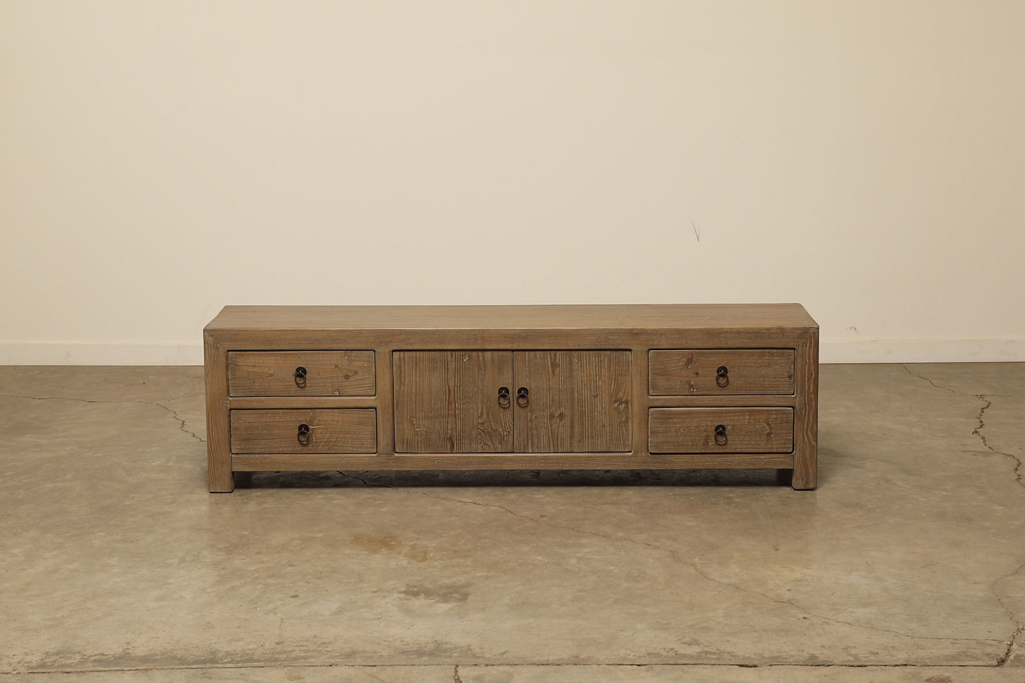 Claire Media Console - Aged Brown