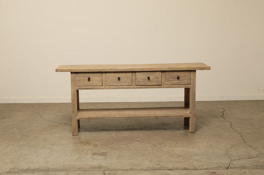 Reclaimed Elm Console