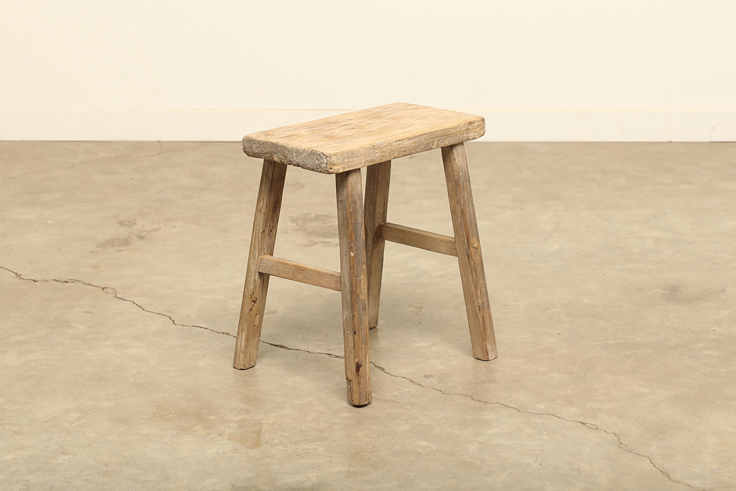 Vintage Elm Stool - Circa 1945