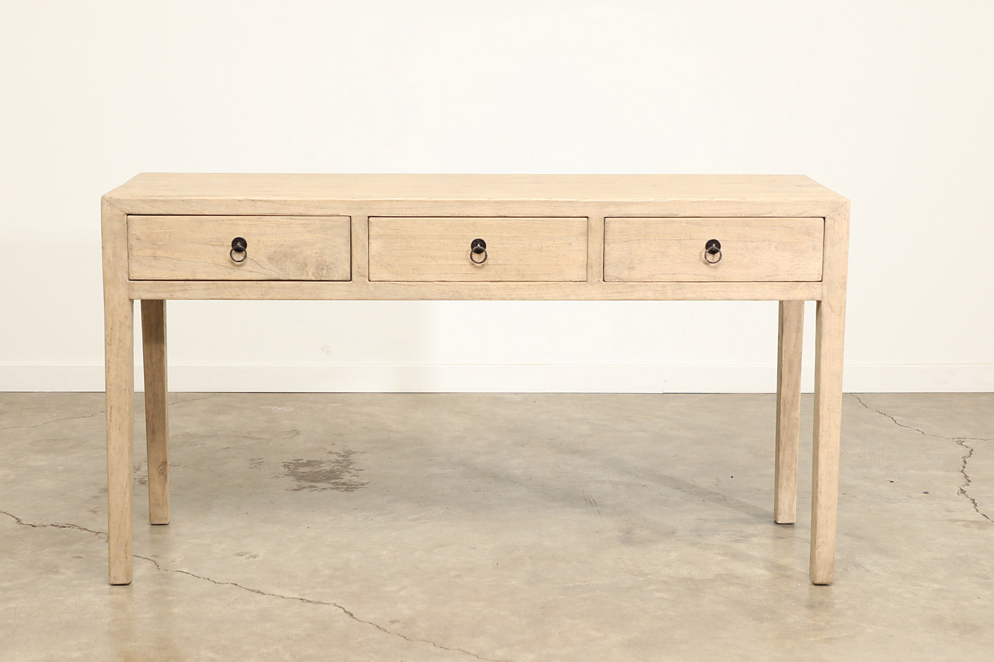 Reclaimed 3 Drawer Poplar Console Table